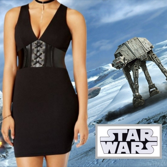 Star Wars Black Corset Dress - Picture 1 of 10